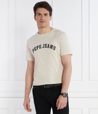 T-shirt męski casual Pepe Jeans London ze sklepu: Gomez Fashion Store w kategorii: T-shirty męskie - zdjęcie 874714-BD9-10338_PJ241M000012816