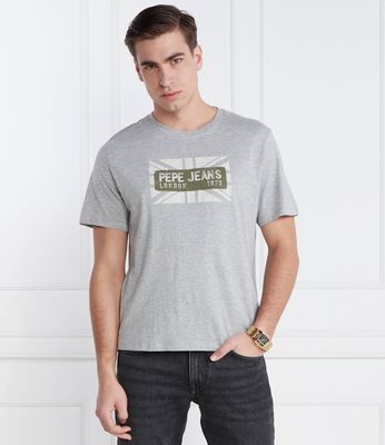 T-shirt męski casual Pepe Jeans London ze sklepu: Gomez Fashion Store w kategorii: T-shirty męskie - zdjęcie 874714-BD9-10338_PJ241M000013933