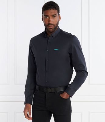 Koszula męska casual BOSS GREEN ze sklepu: Gomez Fashion Store w kategorii: Koszule męskie - zdjęcie 874714-BD9-10338_BG241M000041402