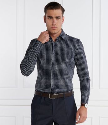 Koszula męska jesienna casual BOSS BLACK ze sklepu: Gomez Fashion Store w kategorii: Koszule męskie - zdjęcie 874714-BD9-10338_BB241M000086405