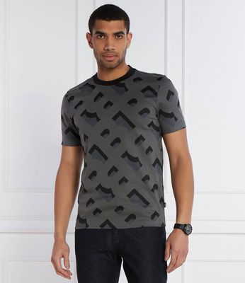 T-shirt męski casual BOSS BLACK ze sklepu: Gomez Fashion Store w kategorii: T-shirty męskie - zdjęcie 874714-BD9-10338_BB241M000189001
