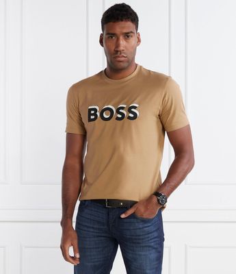T-shirt męski letni BOSS BLACK ze sklepu: Gomez Fashion Store w kategorii: T-shirty męskie - zdjęcie 874714-BD9-10338_BB241M000200260