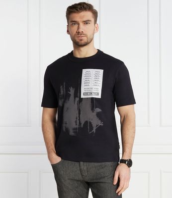 BOSS ORANGE - T-shirt męski młodzieżowy ze sklepu: Gomez Fashion Store w kategorii: T-shirty męskie - zdjęcie 874714-BD9-10338_BO241M000052001
