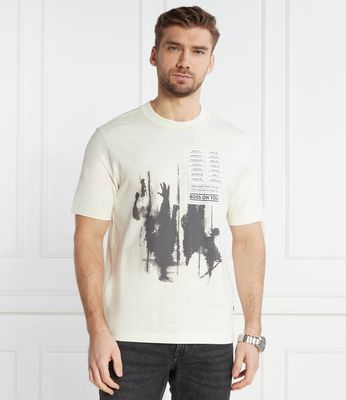 T-shirt męski młodzieżowy BOSS ORANGE ze sklepu: Gomez Fashion Store w kategorii: T-shirty męskie - zdjęcie 874714-BD9-10338_BO241M000052106