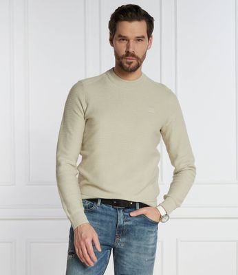 BOSS ORANGE - Sweter męski casual ze sklepu: Gomez Fashion Store w kategorii: Swetry męskie - zdjęcie 874714-BD9-10338_BO241M000056271
