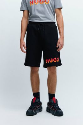 Spodenki męskie HUGO ze sklepu: Gomez Fashion Store w kategorii: Spodenki męskie - zdjęcie 874714-BD9-10338_BU241M000132001
