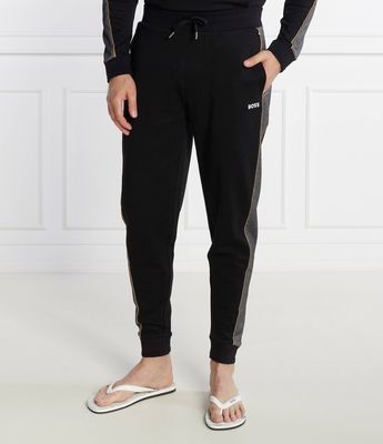 BOSS BLACK - Spodnie męskie gładkie sportowe ze sklepu: Gomez Fashion Store w kategorii: Spodnie męskie - zdjęcie 874714-BD9-10338_BW241M000043001
