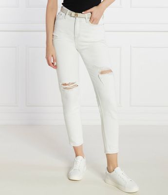 Jeansy damskie bez wzorów Calvin Klein Jeans ze sklepu: Gomez Fashion Store w kategorii: Jeansy damskie - zdjęcie 874714-BD9-10338_CJ241W000013196