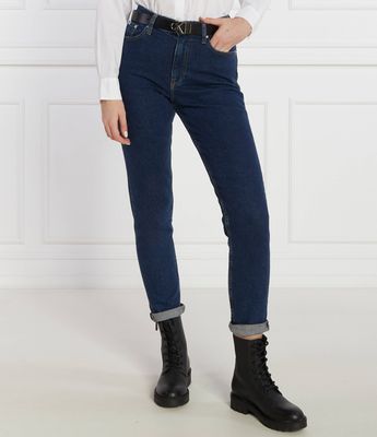 Jeansy damskie bez wzorów w stylu klasycznym Calvin Klein Jeans ze sklepu: Gomez Fashion Store w kategorii: Jeansy damskie - zdjęcie 874714-BD9-10338_CJ241W000022197