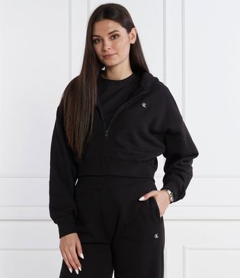 Calvin Klein Jeans - Bluza damska sportowa ze sklepu: Gomez Fashion Store w kategorii: Bluzy damskie - zdjęcie 874714-BD9-10338_CJ241W000029A81