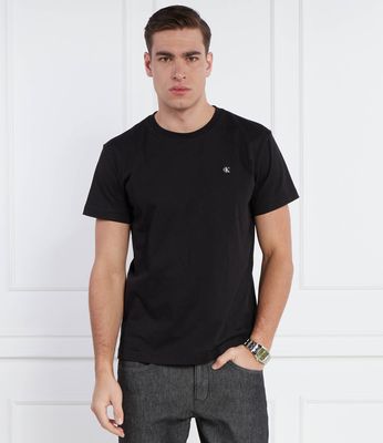 T-shirt męski bez wzorów Calvin Klein Jeans ze sklepu: Gomez Fashion Store w kategorii: T-shirty męskie - zdjęcie 874714-BD9-10338_CJ241M000067A81