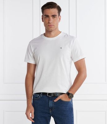 T-shirt męski gładki Calvin Klein Jeans ze sklepu: Gomez Fashion Store w kategorii: T-shirty męskie - zdjęcie 874714-BD9-10338_CJ241M000067210