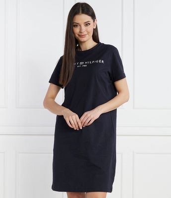 Tommy Hilfiger - Sukienka na wiosnę ze sklepu: Gomez Fashion Store w kategorii: Sukienki - zdjęcie 874714-BD9-10338_TH241W000069F23