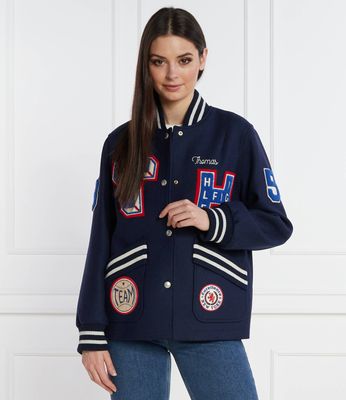 Kurtka damska na lato Tommy Hilfiger ze sklepu: Gomez Fashion Store w kategorii: Kurtki damskie - zdjęcie 874714-BD9-10338_TH241W000086K23