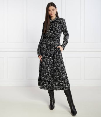 Sukienka jesienna casual RIANI ze sklepu: Gomez Fashion Store w kategorii: Sukienki - zdjęcie 874714-BD9-10338_RI241W000010987