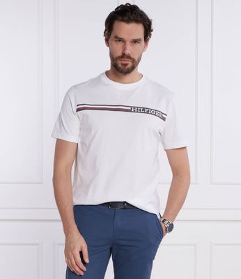 T-shirt męski casual Tommy Hilfiger ze sklepu: Gomez Fashion Store w kategorii: T-shirty męskie - zdjęcie 874714-BD9-10338_TH241M000082D96