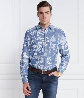 Guess - Koszula męska w stylu młodzieżowym ze sklepu: Gomez Fashion Store w kategorii: Koszule męskie - zdjęcie 874714-BD9-10338_GJ241M000013F00