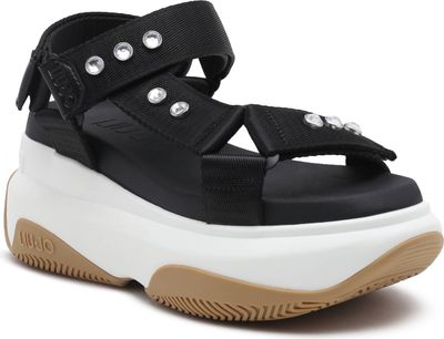 Liu Jo - Sandały damskie eleganckie ze sklepu: Gomez Fashion Store w kategorii: Sandały damskie - zdjęcie 874714-BD9-10338_LC241W000028222