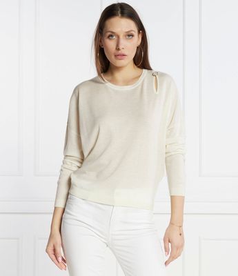 Sweter damski na zimę Liu Jo ze sklepu: Gomez Fashion Store w kategorii: Swetry damskie - zdjęcie 874714-BD9-10338_LC241W000174E30