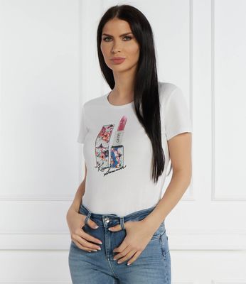 Bluzka damska wiosenna Liu Jo ze sklepu: Gomez Fashion Store w kategorii: Bluzki damskie - zdjęcie 874714-BD9-10338_LJ242W000076Q92