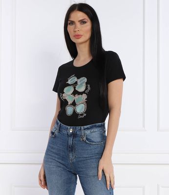 Bluzka damska młodzieżowa Liu Jo ze sklepu: Gomez Fashion Store w kategorii: Bluzki damskie - zdjęcie 874714-BD9-10338_LJ242W000076Q93