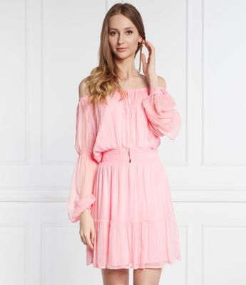 Liu Jo - Sukienka na wiosnę ze sklepu: Gomez Fashion Store w kategorii: Sukienki - zdjęcie 874714-BD9-10338_LJ242W000095Q90