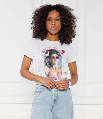Bluzka damska wiosenna Guess ze sklepu: Gomez Fashion Store w kategorii: Bluzki damskie - zdjęcie 874714-BD9-10338_GJ242W000028F11