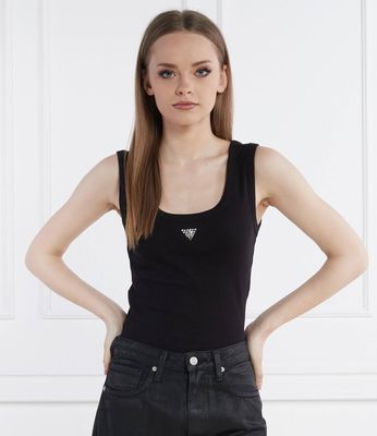 Bluzka damska na lato casual Guess ze sklepu: Gomez Fashion Store w kategorii: Bluzki damskie - zdjęcie 874714-BD9-10338_GJ242W000031058