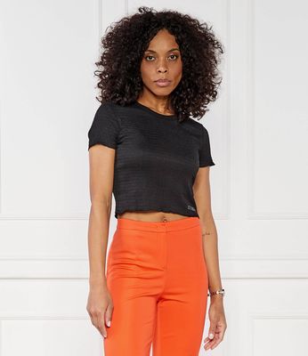 Bluzka damska casual Guess ze sklepu: Gomez Fashion Store w kategorii: Bluzki damskie - zdjęcie 874714-BD9-10338_GJ242W000034058