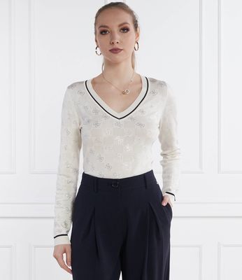 Sweter damski na zimę Guess ze sklepu: Gomez Fashion Store w kategorii: Swetry damskie - zdjęcie 874714-BD9-10338_GJ242W000065H47