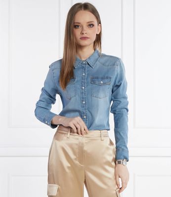 Koszula damska Guess ze sklepu: Gomez Fashion Store w kategorii: Koszule damskie - zdjęcie 874714-BD9-10338_GJ242W000098P26