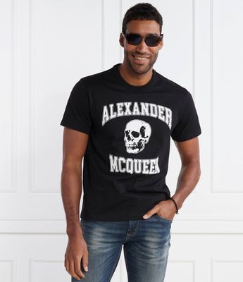 Alexander McQueen - T-shirt męski na lato ze sklepu: Gomez Fashion Store w kategorii: T-shirty męskie - zdjęcie 874714-BD9-10338_AQ241M000012131