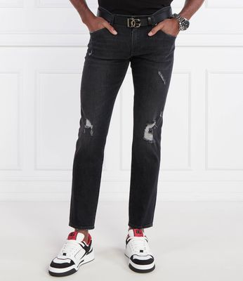 Jeansy męskie na wiosnę Dolce & Gabbana ze sklepu: Gomez Fashion Store w kategorii: Jeansy męskie - zdjęcie 874714-BD9-10338_DG241M000005256