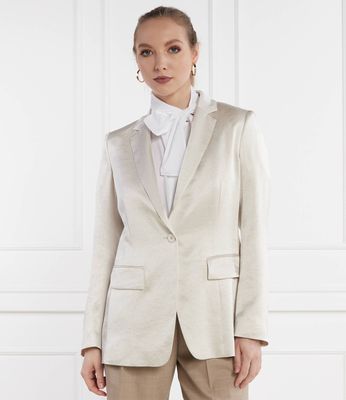 Marynarka na wiosnę Marc Cain ze sklepu: Gomez Fashion Store w kategorii: Marynarki damskie - zdjęcie 874714-BD9-10338_CR241W000020182