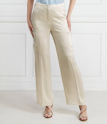 Spodnie damskie casualowe na wiosnę Marc Cain ze sklepu: Gomez Fashion Store w kategorii: Spodnie damskie - zdjęcie 874714-BD9-10338_CR241W000022182