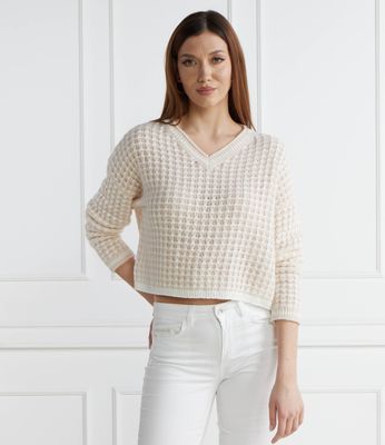 Sweter damski Marc Cain ze sklepu: Gomez Fashion Store w kategorii: Swetry damskie - zdjęcie 874714-BD9-10338_CR241W000024182