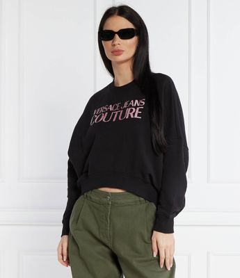 Bluza damska casual młodzieżowa Versace Jeans Couture ze sklepu: Gomez Fashion Store w kategorii: Bluzy damskie - zdjęcie 874714-BD9-10338_VR242W000044899