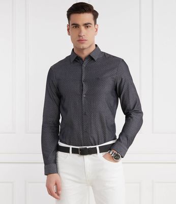 Koszula męska casual Armani Exchange ze sklepu: Gomez Fashion Store w kategorii: Koszule męskie - zdjęcie 874714-BD9-10338_AX242M000092G19