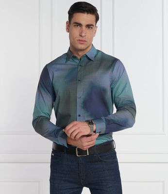 Armani Exchange - Koszula męska na wiosnę ze sklepu: Gomez Fashion Store w kategorii: Koszule męskie - zdjęcie 874714-BD9-10338_AX242M000095G10