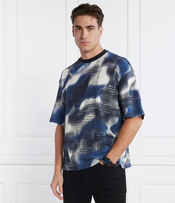 T-shirt męski casual Armani Exchange ze sklepu: Gomez Fashion Store w kategorii: T-shirty męskie - zdjęcie 874714-BD9-10338_AX242M000172G24