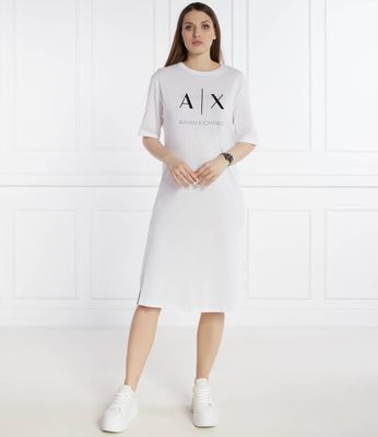 Armani Exchange - Sukienka ze sklepu: Gomez Fashion Store w kategorii: Sukienki - zdjęcie 874714-BD9-10338_AX242W000041101