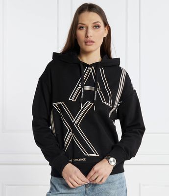 Bluza damska na zimę Armani Exchange ze sklepu: Gomez Fashion Store w kategorii: Bluzy damskie - zdjęcie 874714-BD9-10338_AX242W000110102