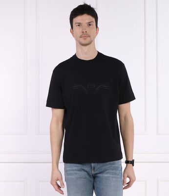 T-shirt męski na lato Emporio Armani ze sklepu: Gomez Fashion Store w kategorii: T-shirty męskie - zdjęcie 874714-BD9-10338_EA242M000078016