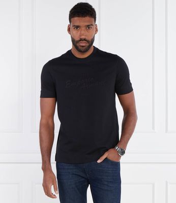 T-shirt męski na lato Emporio Armani ze sklepu: Gomez Fashion Store w kategorii: T-shirty męskie - zdjęcie 874714-BD9-10338_EA242M000085996