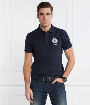 T-shirt męski na lato Iceberg ze sklepu: Gomez Fashion Store w kategorii: T-shirty męskie - zdjęcie 874714-BD9-10338_II242M000029693