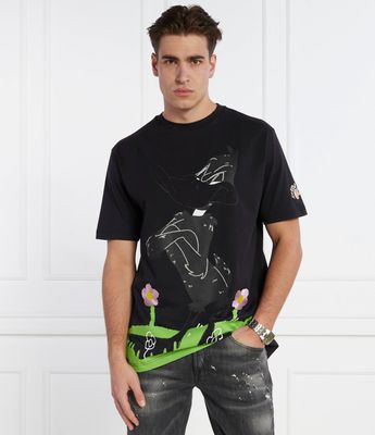 T-shirt męski na lato Iceberg ze sklepu: Gomez Fashion Store w kategorii: T-shirty męskie - zdjęcie 874714-BD9-10338_II242M000030900