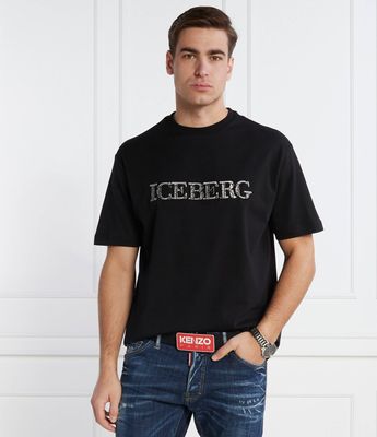 T-shirt męski letni Iceberg ze sklepu: Gomez Fashion Store w kategorii: T-shirty męskie - zdjęcie 874714-BD9-10338_II242M000033900