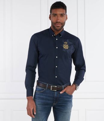 La Martina - Koszula męska casual ze sklepu: Gomez Fashion Store w kategorii: Koszule męskie - zdjęcie 874714-BD9-10338_LR242M000011717