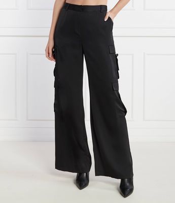 Spodnie damskie jesienne Karl Lagerfeld ze sklepu: Gomez Fashion Store w kategorii: Spodnie damskie - zdjęcie 874714-BD9-10338_KL241W000039666
