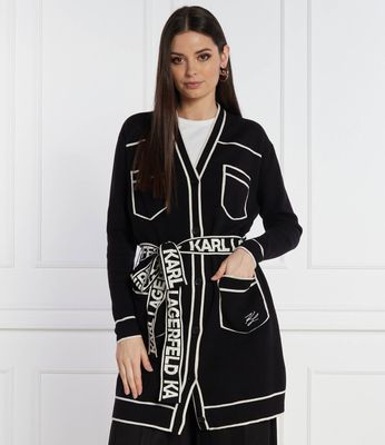 Sweter damski na zimę Karl Lagerfeld ze sklepu: Gomez Fashion Store w kategorii: Swetry damskie - zdjęcie 874714-BD9-10338_KL241W000078024